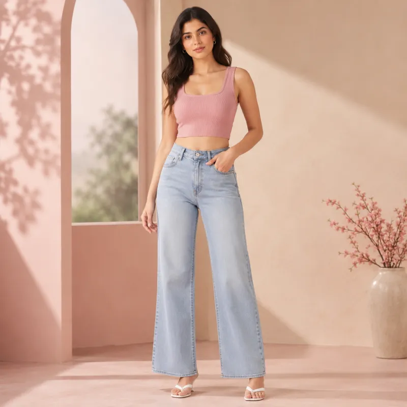 Ribbed Knit Crop Top