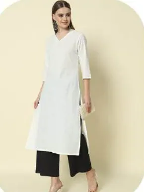 Black Cotton Palazzo Pants